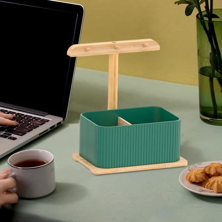 Eingangs-Aufbewahrungsbox, Heimdekoration, Schlüsselhalter, Handy-Aufbewahrungsregal, Dekorativer Organizer Für Desktop-Büro-Küche Green