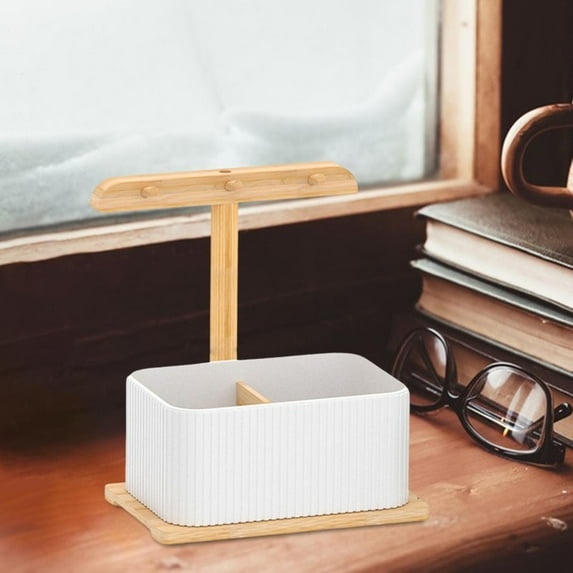 Eingangs-Aufbewahrungsbox, Heimdekoration, Schlüsselhalter, Handy-Aufbewahrungsregal, Dekorativer Organizer Für Desktop-Büro-Küche White