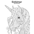 thumbnail image 1 of EinhÃ¶rner EinhÃ¶rner-Malbuch fÃ¼r Erwachsene 1, Book 1, (Paperback), 1 of 1
