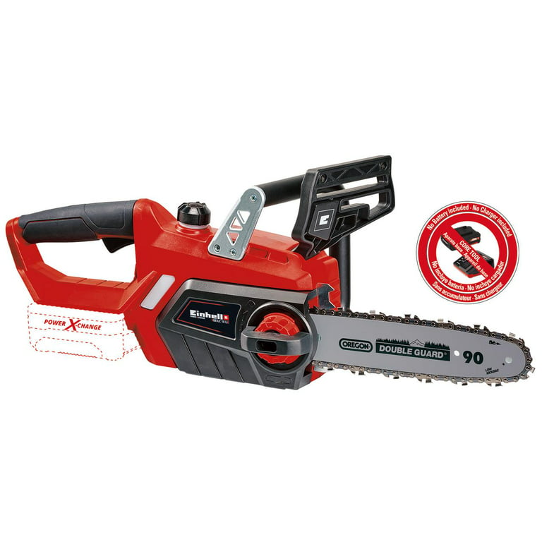 Einhell GE-LC 18 Li 18-Volt Power X-Change Cordless Chain Saw, 10-Inch,  Tool Only (Battery and Charger Not Included) 