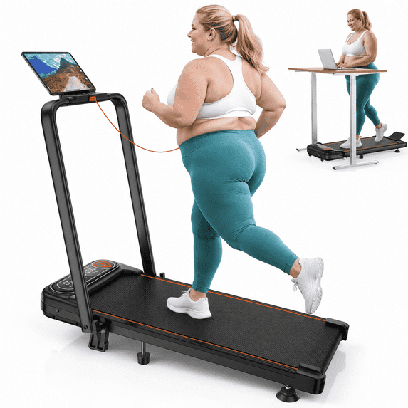Einhomn 12% Incline Treadmill, 350lbs Capacity/RGB Light/Dual Screen ...