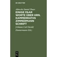 thumbnail image 1 of Einige Paar Worte Über Hrn. Kammerraths Zimmermann Schrift: Ein Paar Worte Über Hrn Staatsrath Thaer, in Beziehung Auf Wechselwirthschaft, Neu-Brandenburg, 1811 (Hardcover), 1 of 1