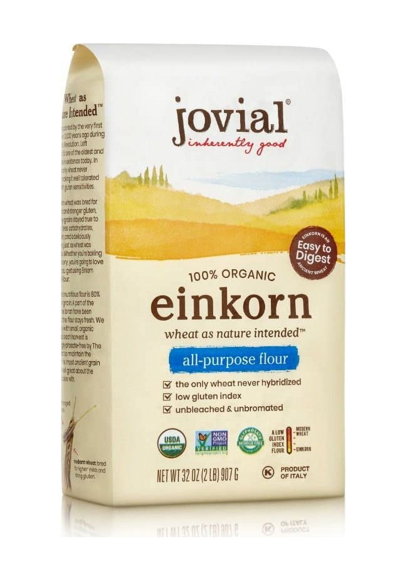 Einkorn Organic Einkorn All Purpose Flour Baking Flour High Protein Non Gmo Usda