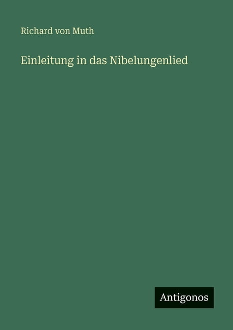 Einleitung in das Nibelungenlied, (Paperback)