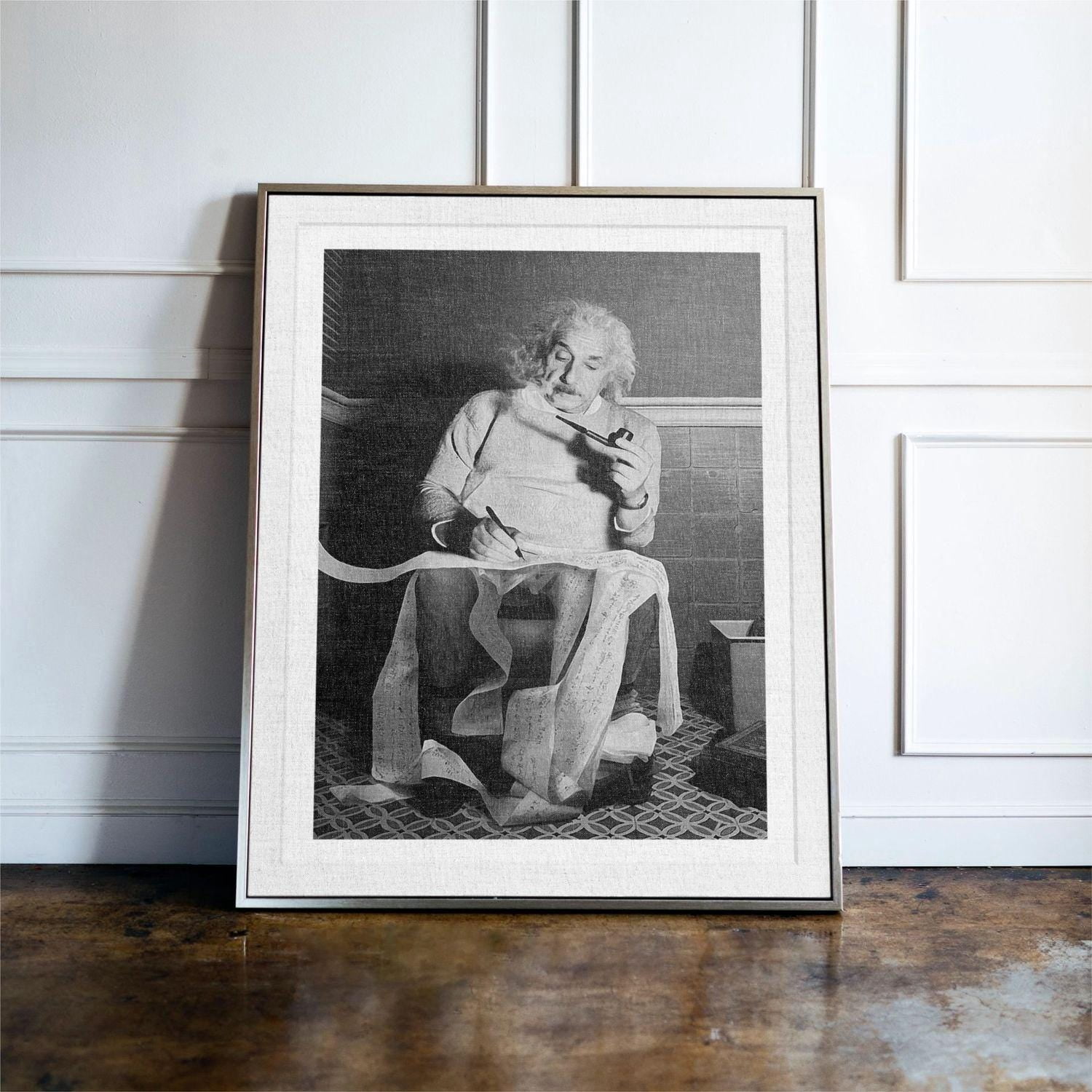 Einstein Bathroom Toilet Albert On And Restroom Poster , Poster Print ...