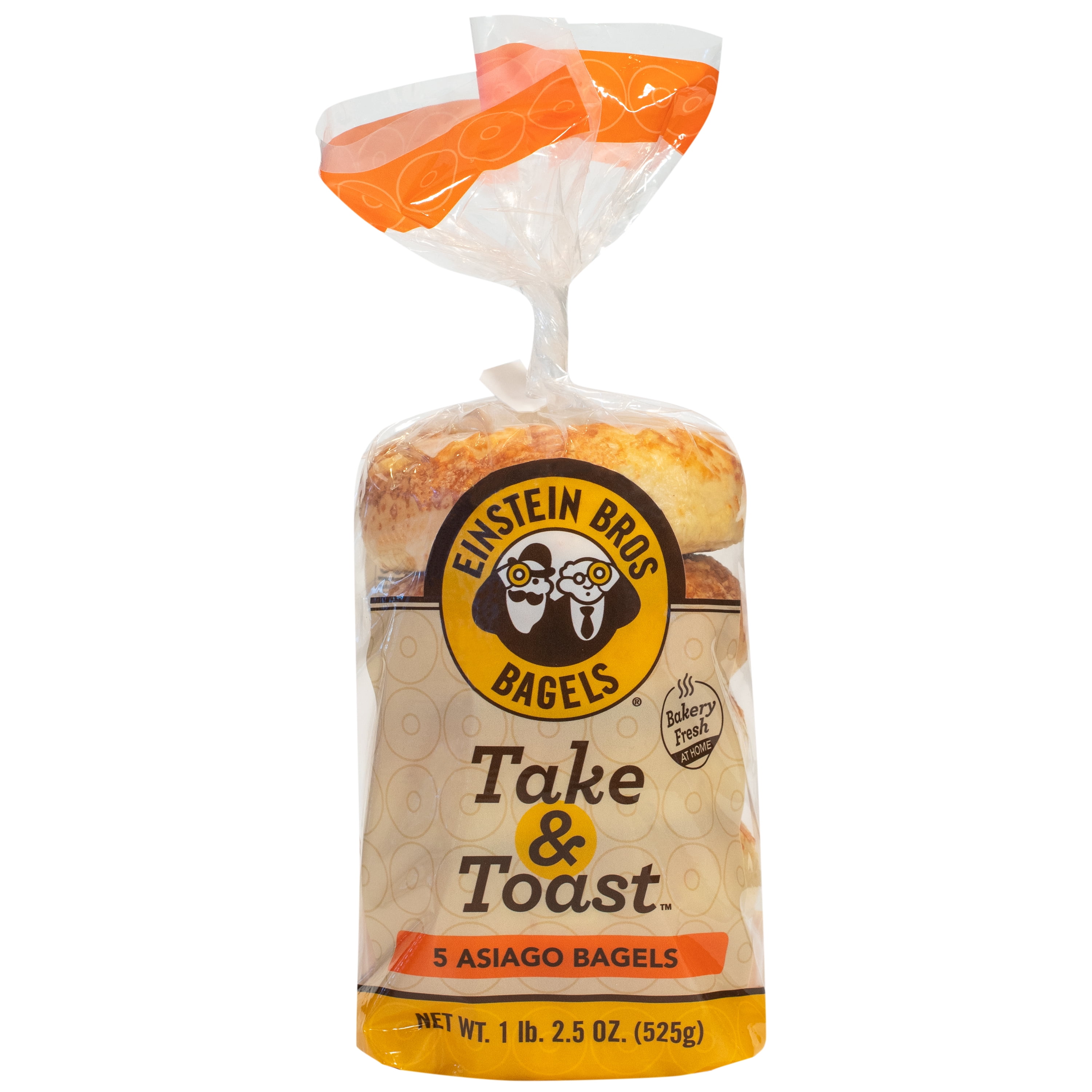 Einstein Bros Bagels, Take & Toast, Asiago - Walmart.com