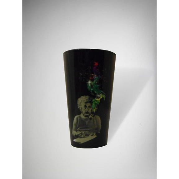 Einstein Smoke Pint Glass
