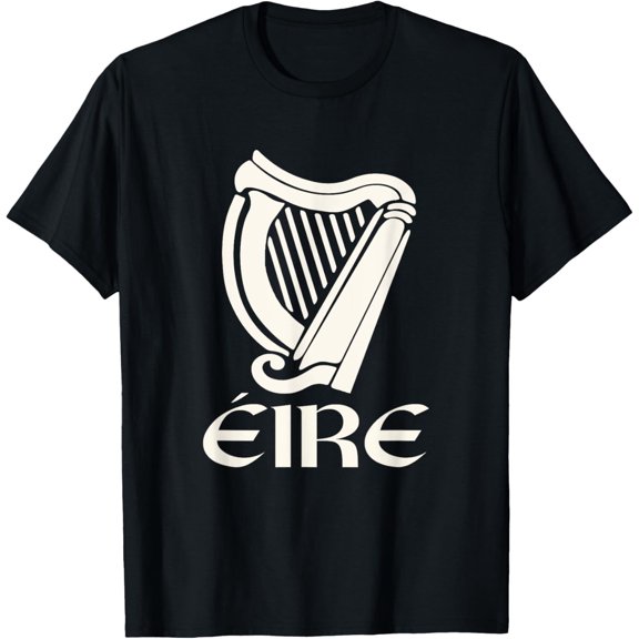 Eire Gaelic Ireland Eireann Irish Pride Harp St Patricks Day T-Shirt mens t shirt,black,women,funny,misfits,men,journey