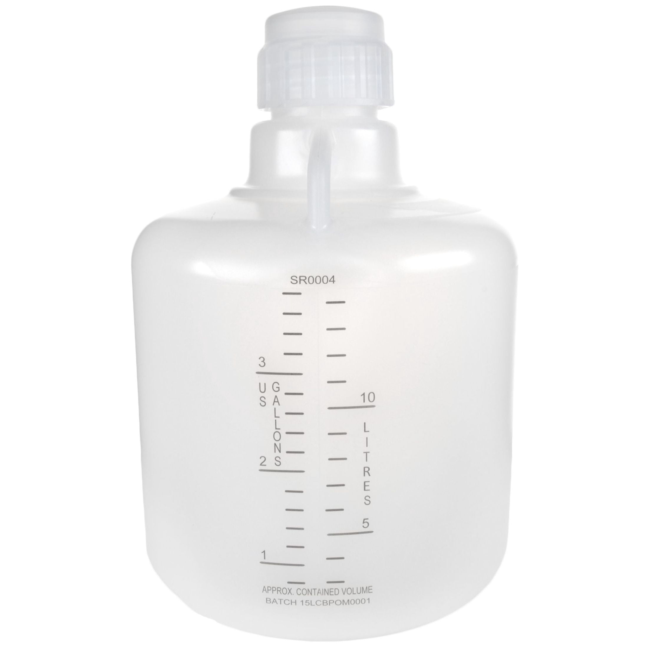 Eisco - 15L Polypropylene Carboy with Silicone-Lined Cap, Autoclavable ...
