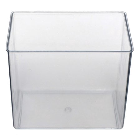 Eisco Aquarium Tank, Small, Molded Plastic, 0.75 Gallon Capacity, 7" x 6" x 4.25"
