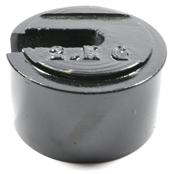 Eisco Labs 2 Kilogram Cast Iron Slotted Weight