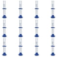thumbnail image 1 of Eisco Labs - 25mL Borosilicate Glass Measuring Cylinder with Spout, Detachable Hexagonal Base & Protection Collar – Class B, 0.5mL Increments, Heat Resistant for Science Labs & Classrooms, 12 Pack, 1 of 6
