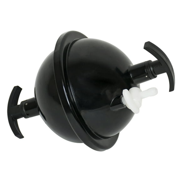 Eisco Labs 4.25" Diameter Plastic Magdeburg Hemisphere with valve