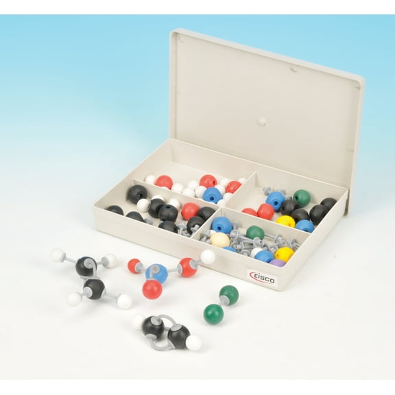 Eisco Labs Basic Inorganic and Organic Chemistry Molecular Model Set, 64 Pieces