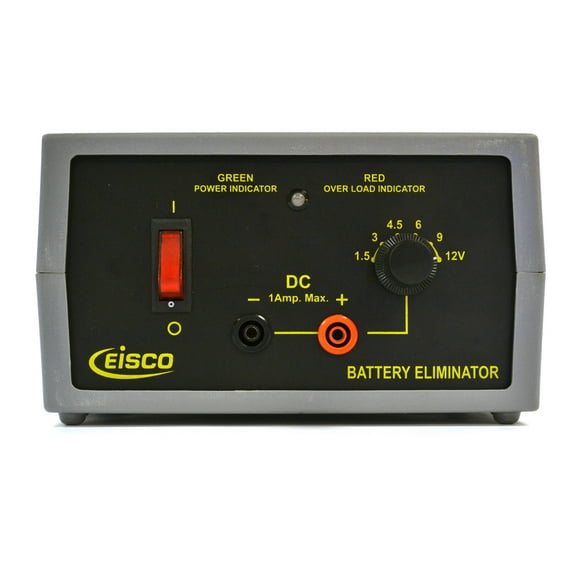 Eisco Labs Battery Eliminator, 1A Max - 1.5, 3, 4.5, 6, 9, or 12V