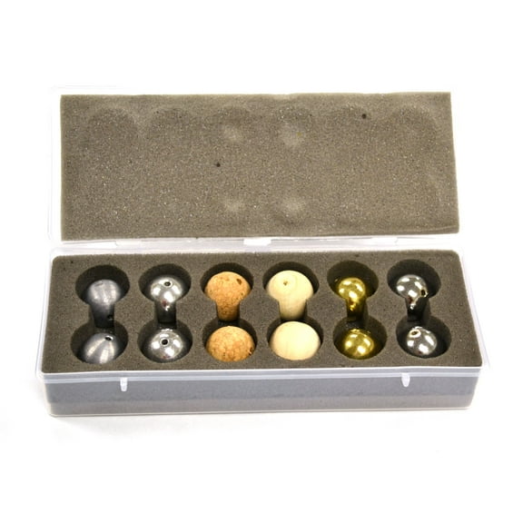 Eisco Labs Drilled Ball Set in Plastic Case