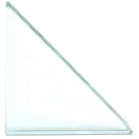 Eisco Labs Glass Refraction Prism; Right Angle; 80mm X 115mm
