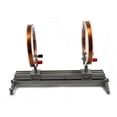 thumbnail image 1 of Eisco Labs Helmholtz Coils on base. 400 turns of copper wire on 150mm diameter form, 1 of 3