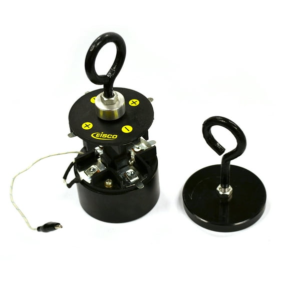 Eisco Labs Iron Clad Electromagnet - Battery Powered, up to 100lbs.