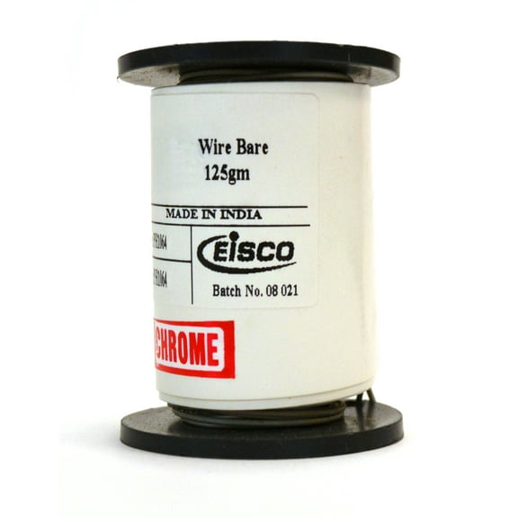 Eisco Labs Nichrome Resistance Wire, 250ft Reel, 24 Gauge SWG - 23/24 AWG - 0.022" Dia.