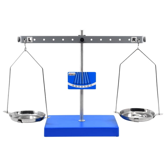 Eisco Labs Pan Balance Scale Demonstration Lever, Low Friction Pivot, 10.6" Tall