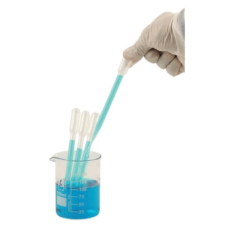 Eisco Labs Plastic 3mL Graduated Pipette, 100 pack