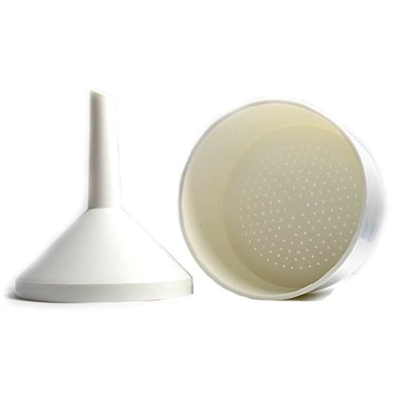 Buchner Funnel, 9cm - Polypropylene, 2 Parts - Designed for 11-12.5cm Filter Paper - Stem Length, 6.5cm - Lightweight, Autoclavable - Eisco Labs