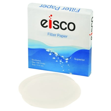 Eisco Labs Premium Filter Paper, 15cm, Pack of 100