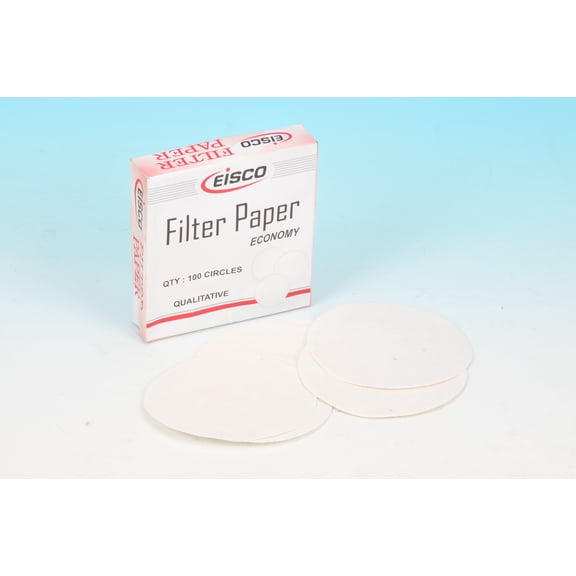 Eisco Labs Qualitative Filter Paper, 18cm, Pack of 100