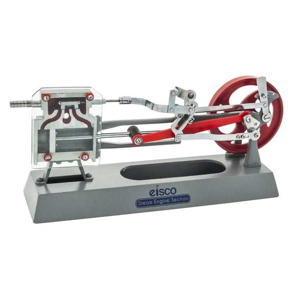 Steam Engine Model - Working Piston, Slide Valve, and Link Motion - Eisco Labs