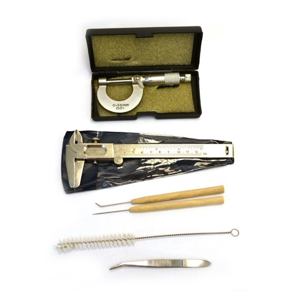 Eisco Labs Student / Teenager beginner Machinist Tool set - Vernier Caliper / Micrometer
