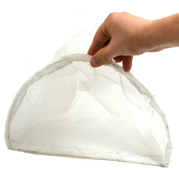 Eisco Labs Ultra Compact, "D" Frame Aquatic Net - Fine Mesh Plankton Net - Plastic Handle Built Into Frame - Field Pack Style - 16" Diameter, 10" Depth