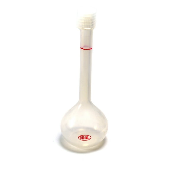 Eisco Labs Volumetric Flask - Polypropylene, cap. 100ml