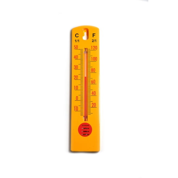 Eisco Labs Wall Thermometer - Farenheit and Celcius
