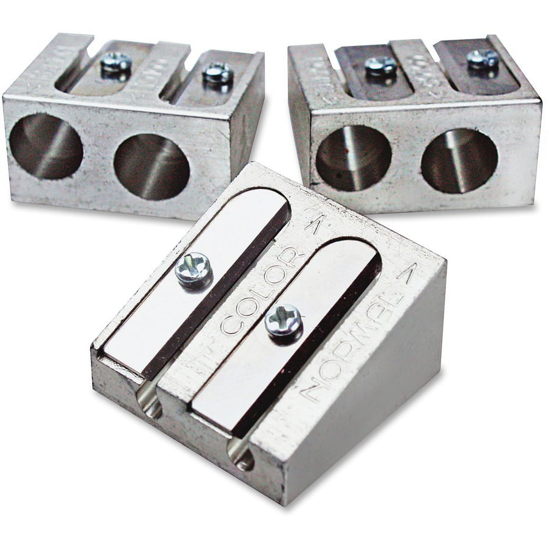 Eisen 2-hole All-Metal Sharpener - 2 Hole(s) - 1 Eisen 2-hole All-Metal Sharpener - 2 Hole(s) - 1