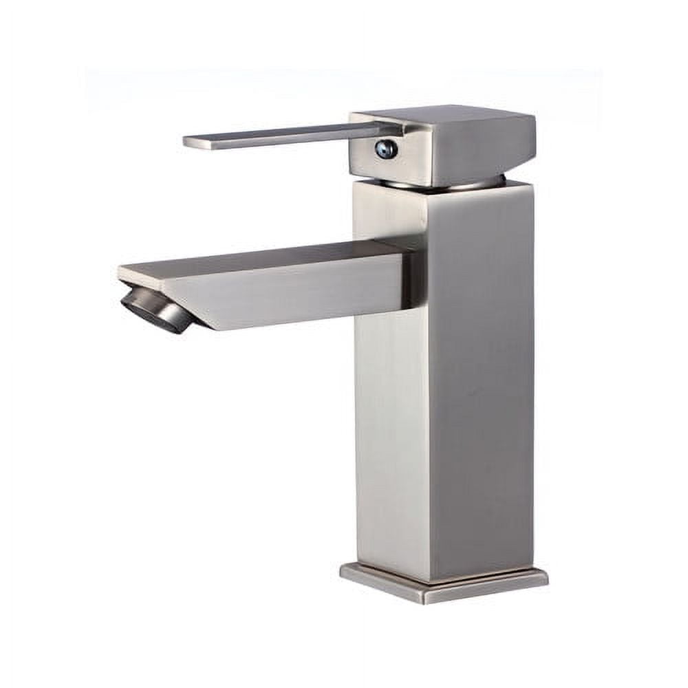 Amelia Brushed Nickel Single-Hole Bathroom Faucet