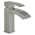 thumbnail image 1 of Marella 6" Single Hole Single Handle Modern Bathroom Sink Faucet, Brushed Nickel, 1 of 4