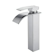 Eisen Home Raina 10" Single Hole Vessel Sink Bathroom Faucet Polished chrome Chrome Finish