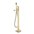 thumbnail image 1 of Eisen Home SevenFalls 8010 Freestanding Bathtub Faucet with Hand Shower Brushed Gold Gold Finish, 1 of 5