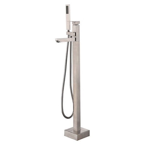 Eisen Home SevenFalls Single Handle Floor Mounted Freestanding Tub Filler with Handshower