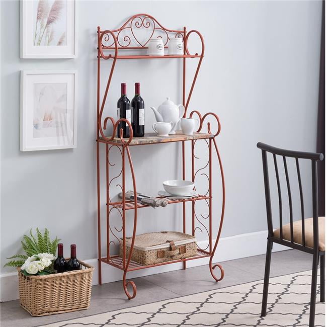 Eisen Metal Bakers Rack - Orange, 60 x 24 x 15 in. - Walmart.com