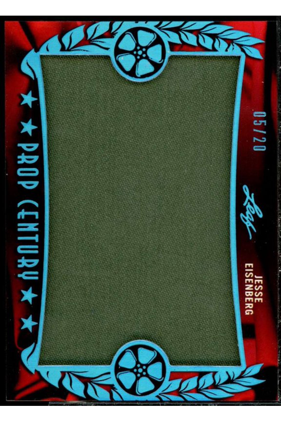 Eisenberg 2017 Pop Century Prop Century Relics Platinum Spectrum Holofoil #PC21