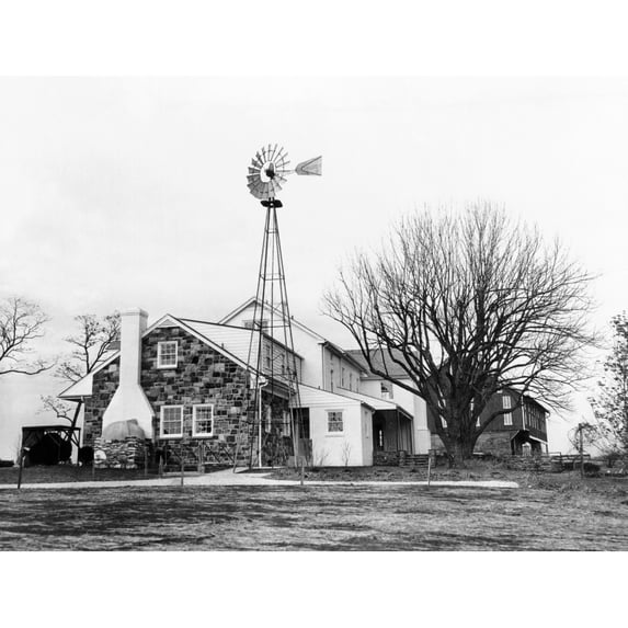 Eisenhower Farm At Gettysburg. The Eisenhowers Purchased The Run-Down Farm In 1950 For 40 History
