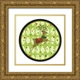 thumbnail image 1 of Eisner, Viv 12x12 Gold Ornate Wood Framed with Double Matting Museum Art Print Titled - Harlequin Christmas Collection C, 1 of 4
