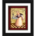 thumbnail image 1 of Eisner, Viv 15x18 Black Ornate Wood Framed with Double Matting Museum Art Print Titled - Chef 4 Wine, 1 of 4