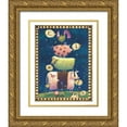 thumbnail image 1 of Eisner, Viv 15x18 Gold Ornate Wood Framed with Double Matting Museum Art Print Titled - Animal Stack, 1 of 4