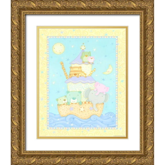 Eisner, Viv 15x18 Gold Ornate Wood Framed with Double Matting Museum Art Print Titled - Ark 2