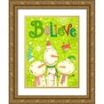 thumbnail image 1 of Eisner, Viv 15x18 Gold Ornate Wood Framed with Double Matting Museum Art Print Titled - Bright Believe I, 1 of 4