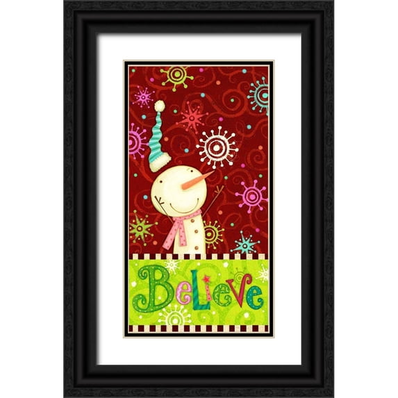 Eisner, Viv 15x24 Black Ornate Wood Framed with Double Matting Museum Art Print Titled - Bright Believe Collection B