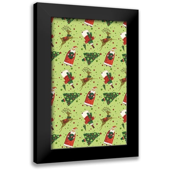 Eisner, Viv 16x24 Black Modern Framed Museum Art Print Titled - Harlequin Christmas Collection E